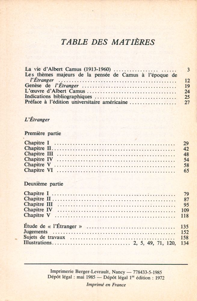 『L'ÉTRANGER : Extraits』 2