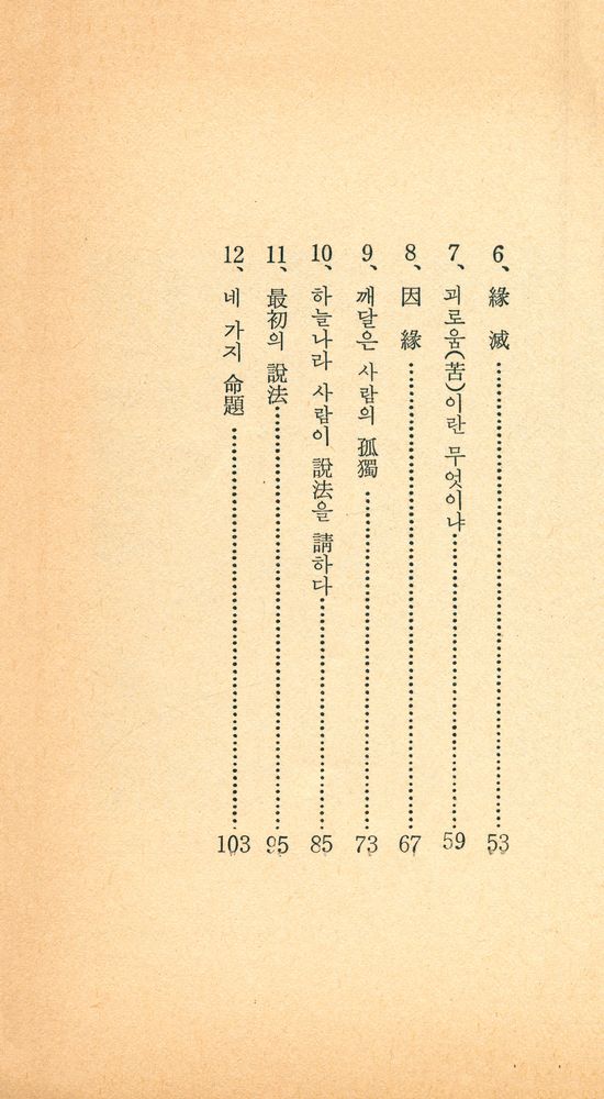 『韓振佛敎叢書 1 : 釋尊의 直觀(한진불교총서 1 : 석존의 직관)』 3
