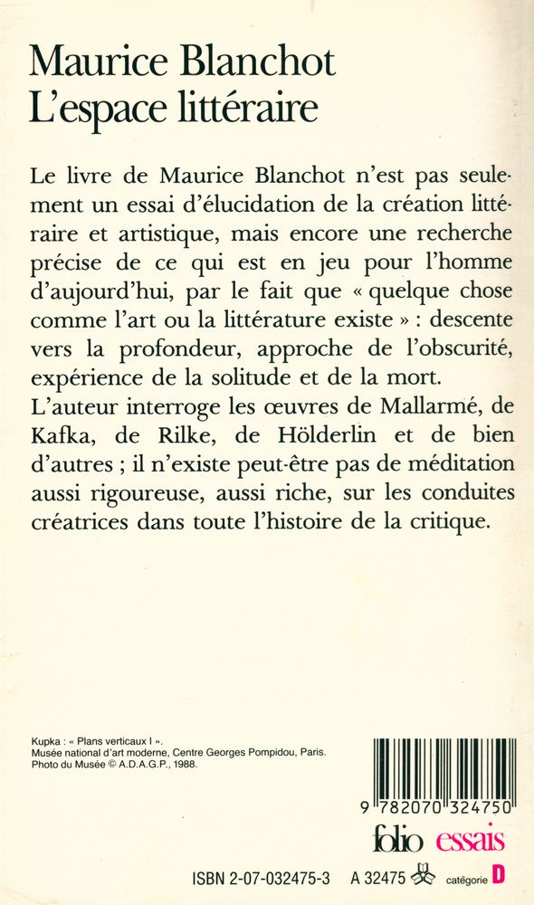 『L'espace littéraire』 4