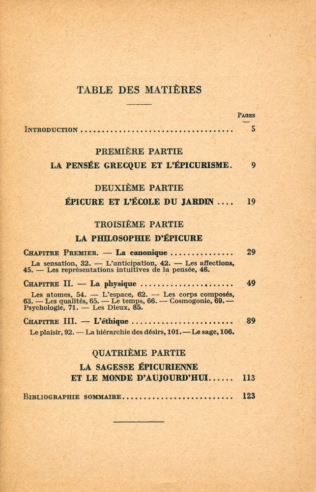 『L'ÉPICURISME』 2