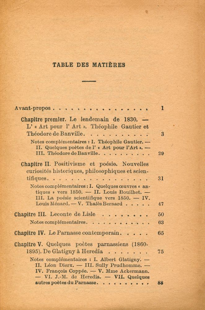 『Parnasse et Symbolisme(1850 - 1900)』 2