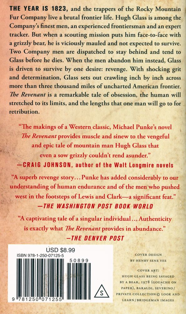 『THE REVENANT : A NOVEL OF REVENGE』 3