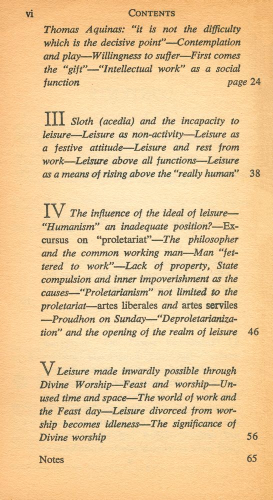 『LEISURE, The Basis of Culture』 3