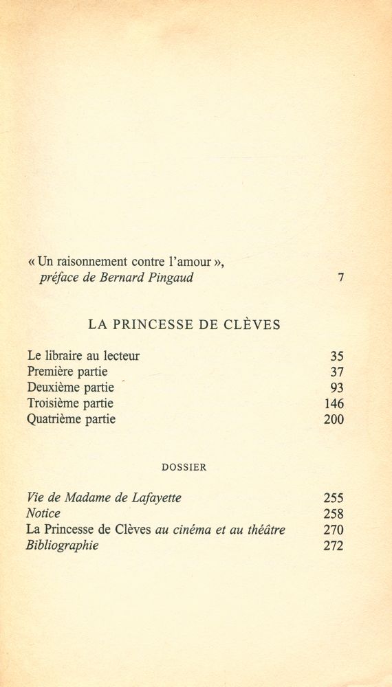 『La Princesse de Clèves』 2