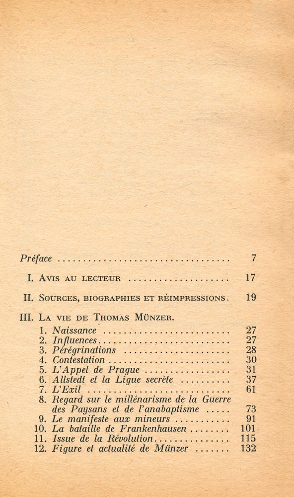 『THOMAS MÜNZER : Théologien de la révolution』 2