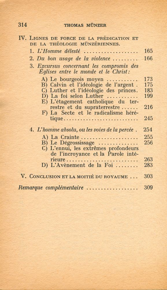 『THOMAS MÜNZER : Théologien de la révolution』 3