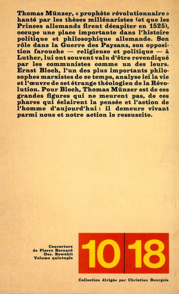 『THOMAS MÜNZER : Théologien de la révolution』 4
