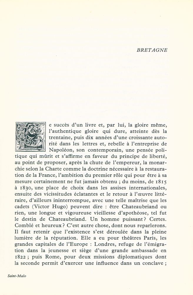 『CHATEAUBRIAND par lui - même』 2