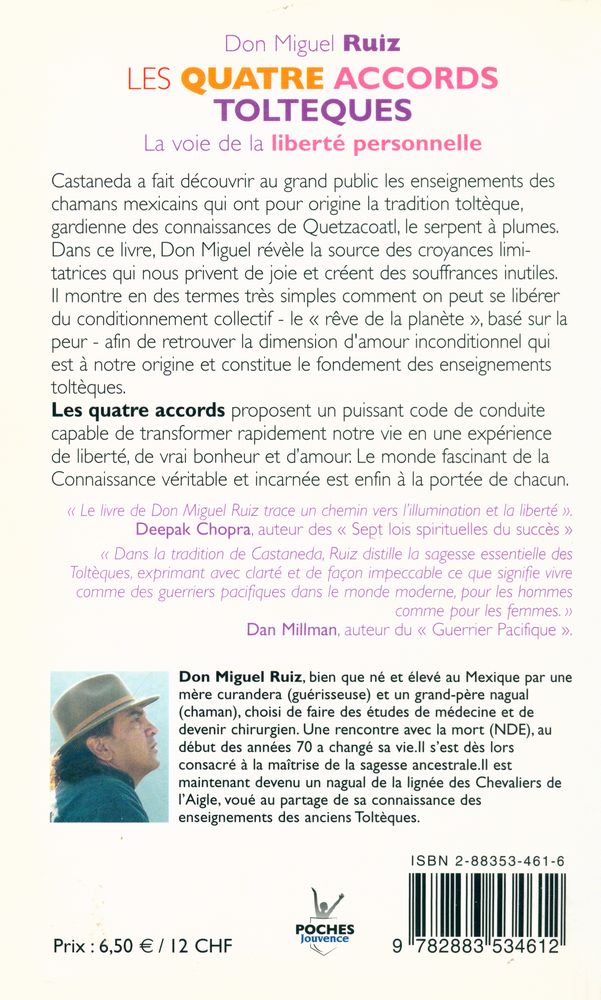 『Les quatre accords toltèques : La voie de la liberté personnelle』 3