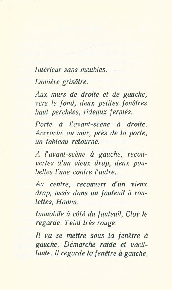 『Fin de partie』 2