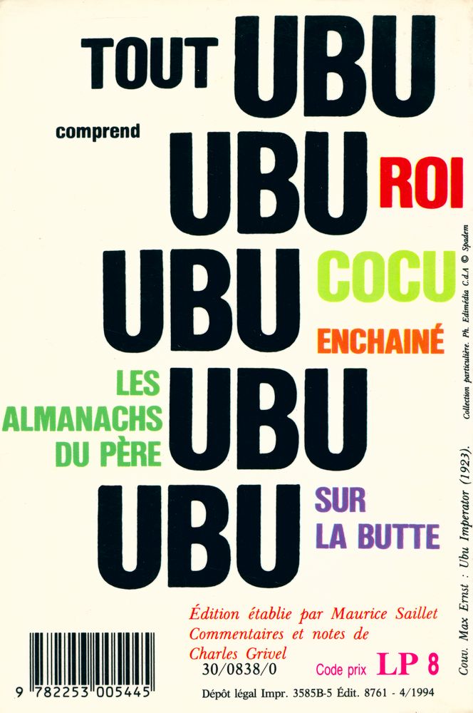 『Tout Ubu』 5
