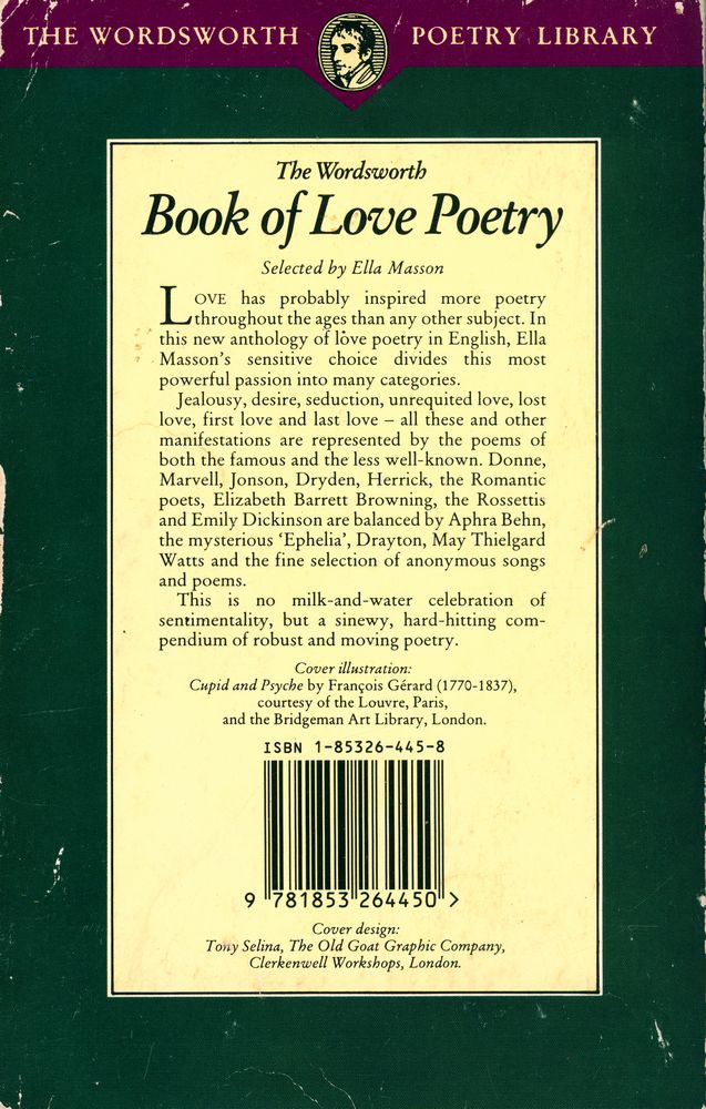 『THE WORDSWORTH POETRY LIBRARY: The Wordsworth Book of Love Poetry』 3
