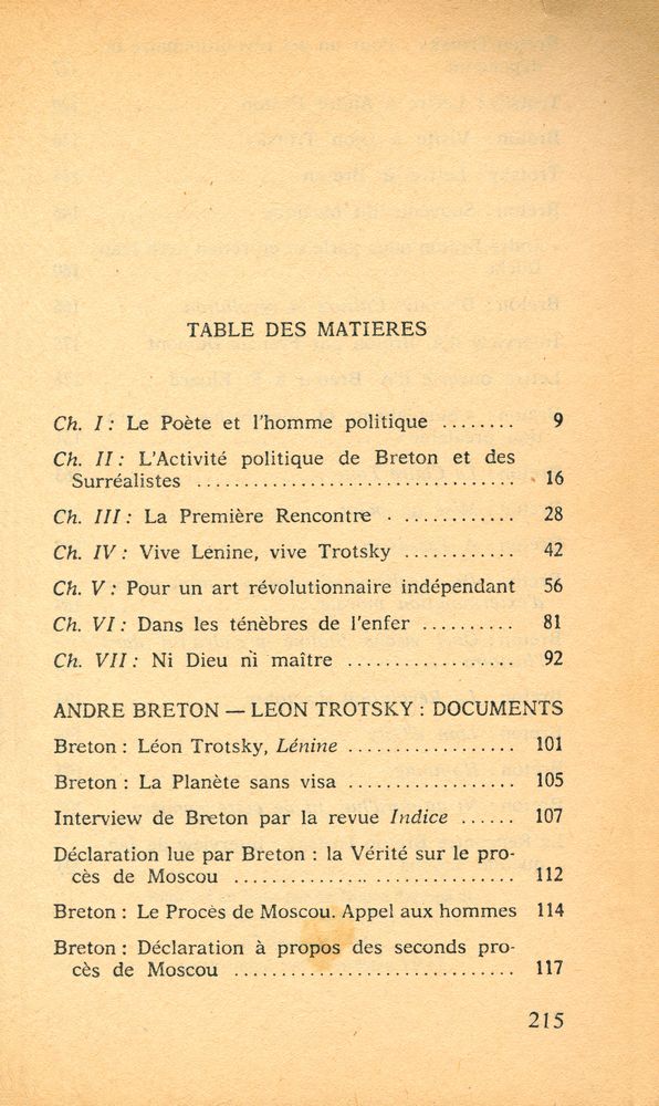 『ANDRÉ BRETON, TROTSKY ET L'ANARCHIE』 2