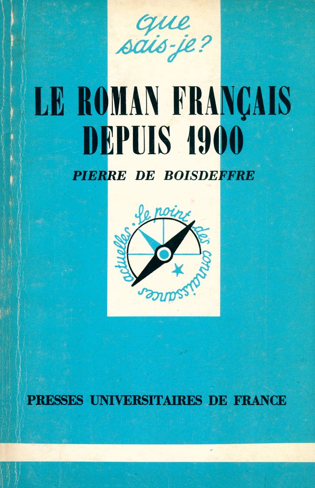 『LE ROMAN FRANÇAIS DEPUIS 1900』 1