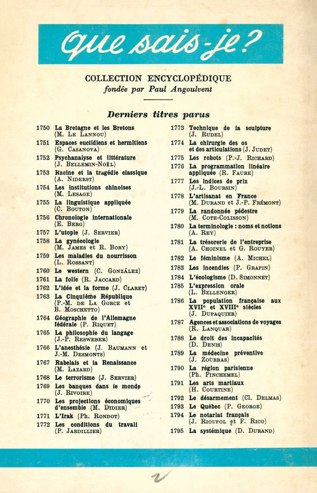『LE ROMAN FRANÇAIS DEPUIS 1900』 3