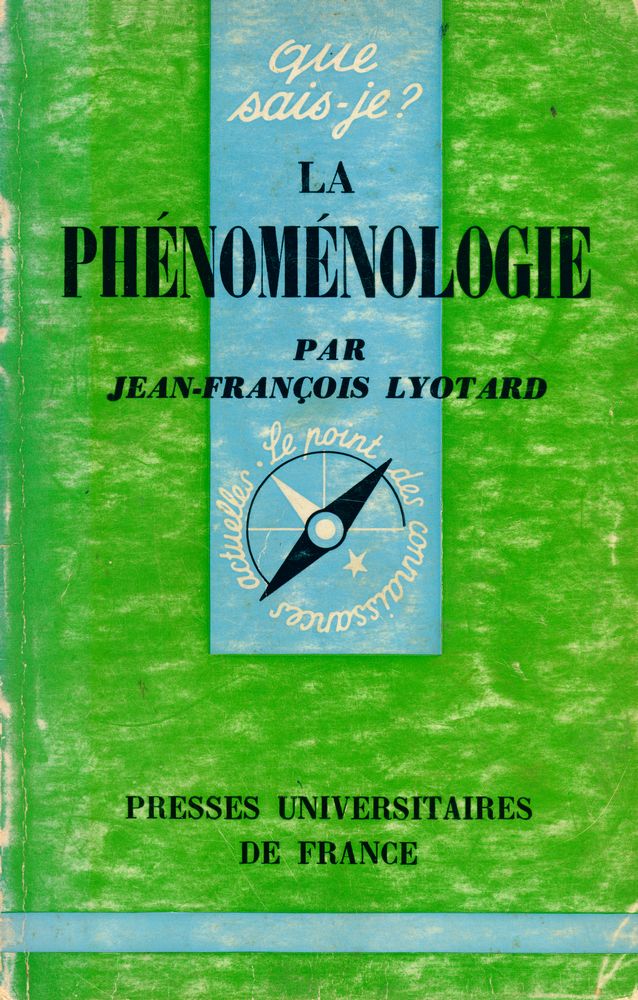 『LA PHÉNOMÉNOLOGIE』 1