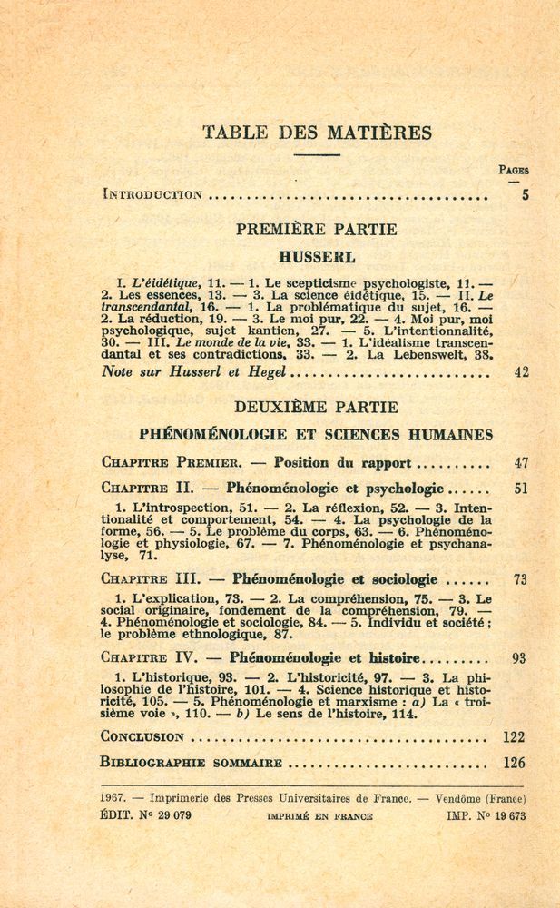 『LA PHÉNOMÉNOLOGIE』 2