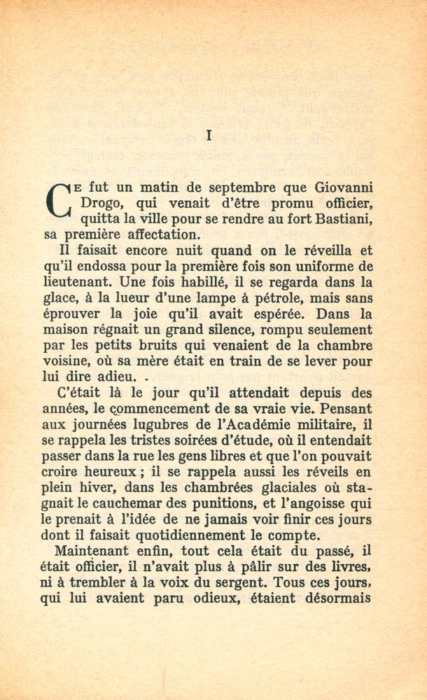 『LE DÉSERT DES TARTARES』 2