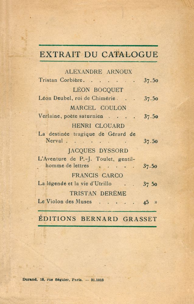 『SOUVENIRS SUR APOLLINAIRE』 3