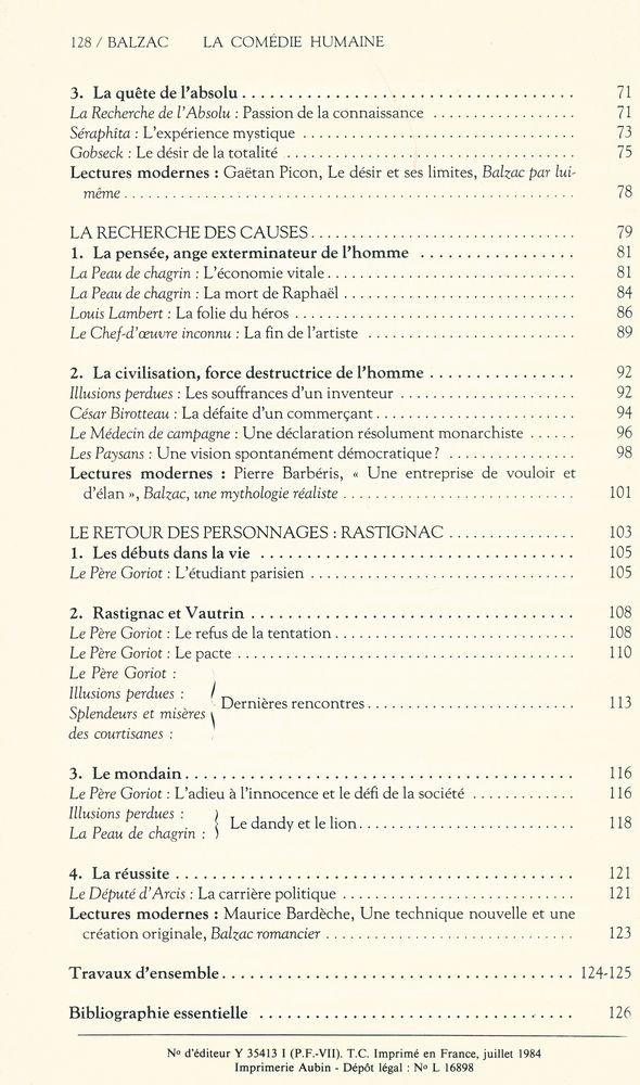 『BALZAC, la Comédie Humaine』 3