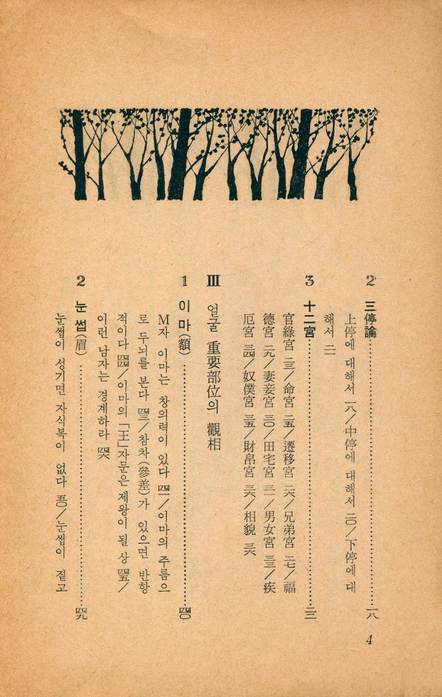 『觀相術 : 사랑의 人相學(관상술 : 사랑의 인상학)』 3