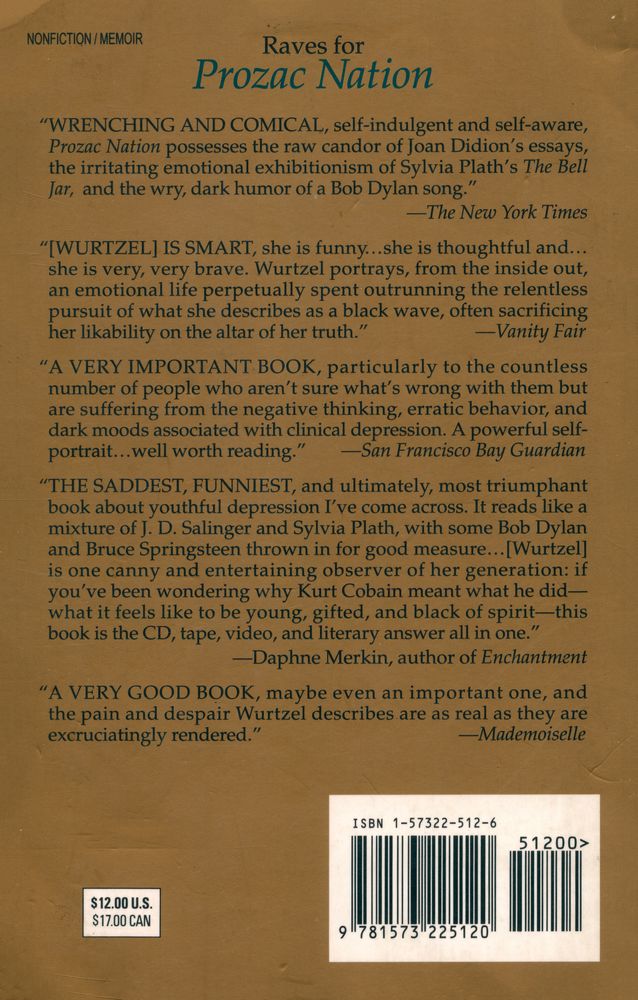 『Prozac nation : young and depressed in America』 4