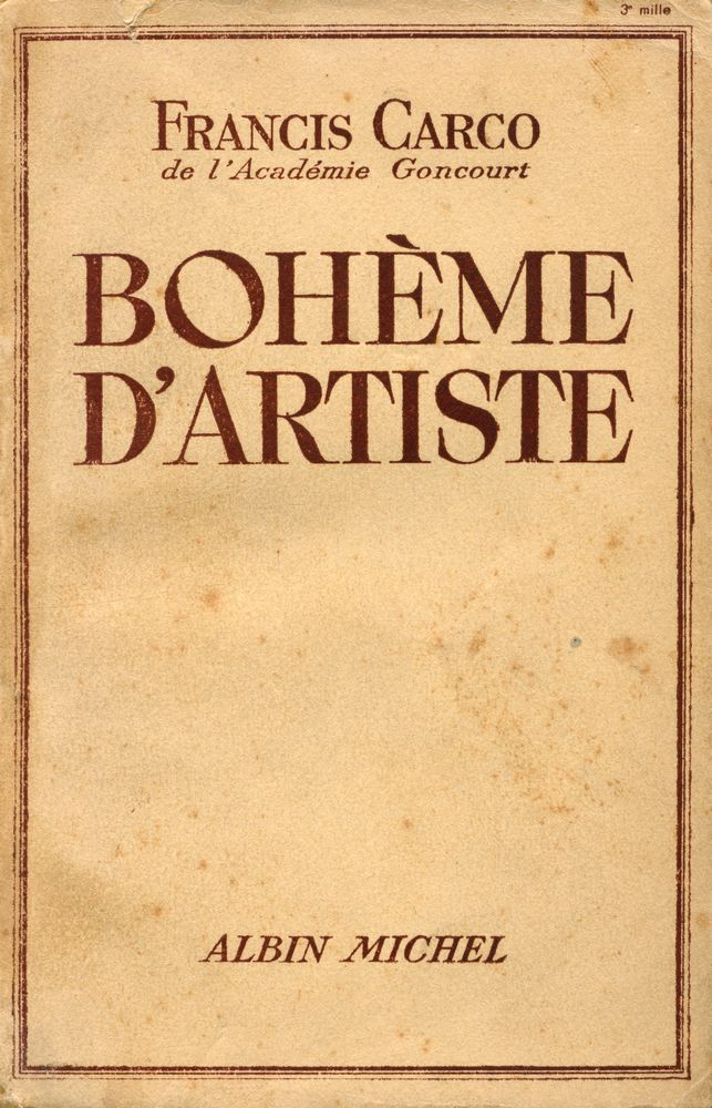 『BOHÈME D'ARTISTE』 1