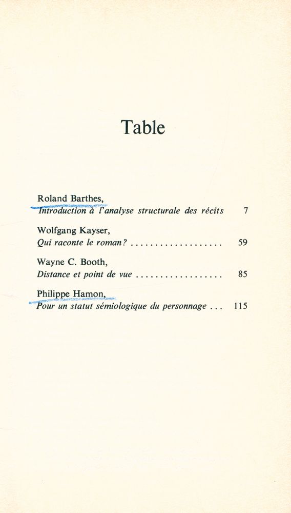 『Poétique du récit』 2