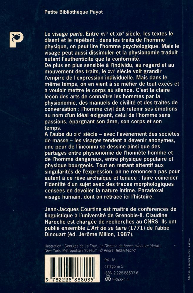 『Histoire du visage : Exprimer et taire ses émotions (XVIe - début XIXe siècle)』 5