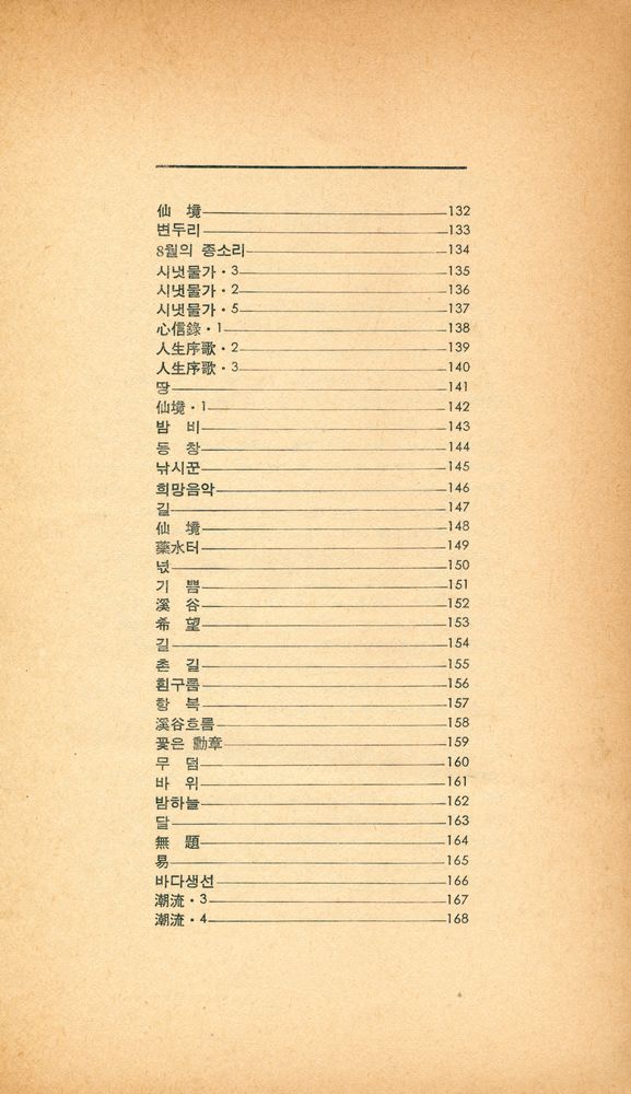 『千祥炳詩選 : 酒幕에서(천상병시선 : 주막에서)』 4