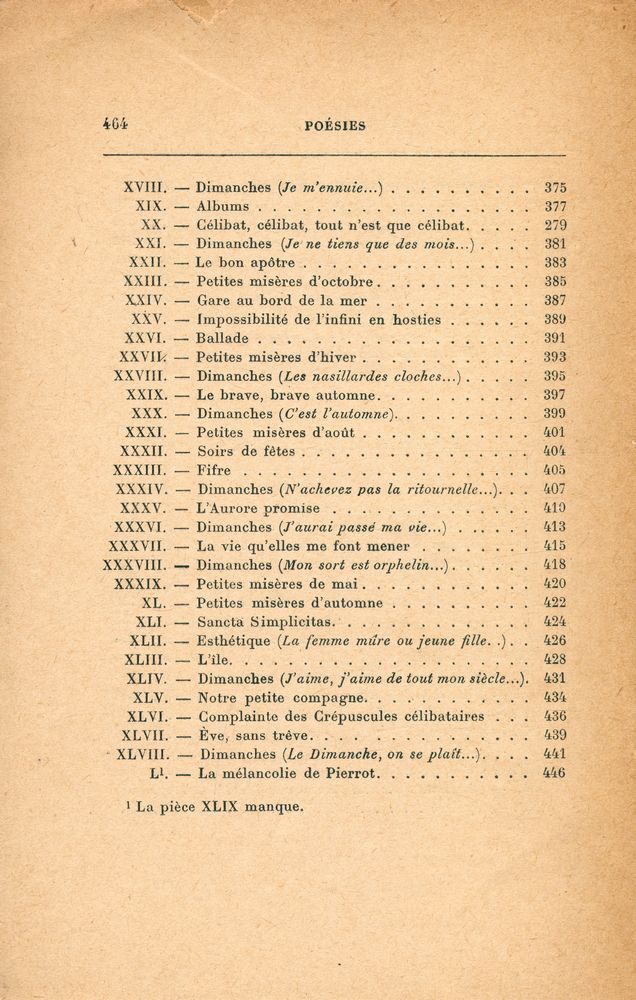 『ŒUVRES COMPLÉTES DE Jules Laforgue : Poésies』 7