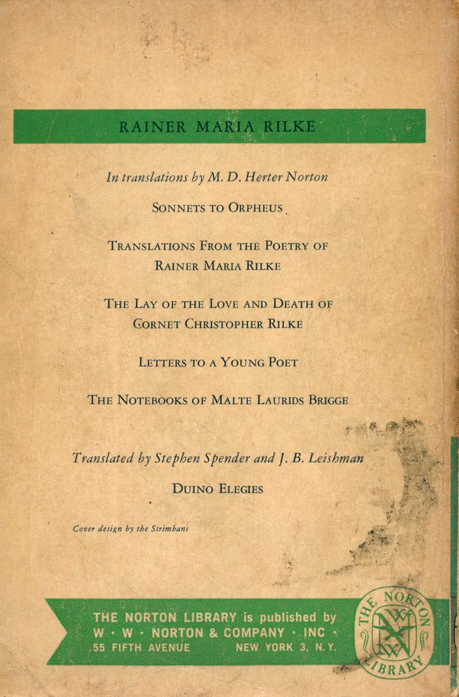 『SONNETS TO ORPHEUS』 3