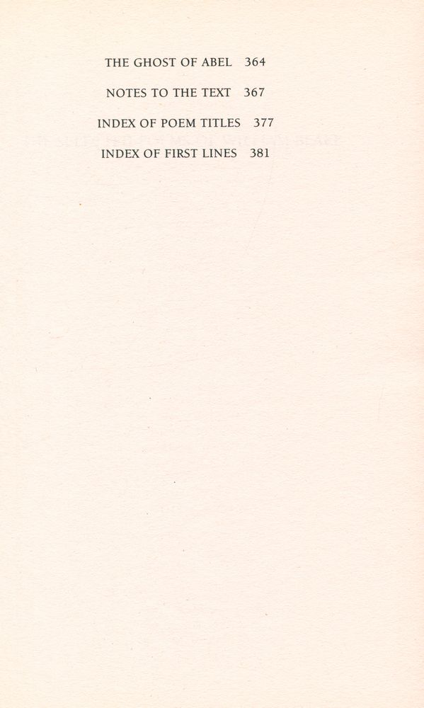 『The Selected Poems of William Blake』