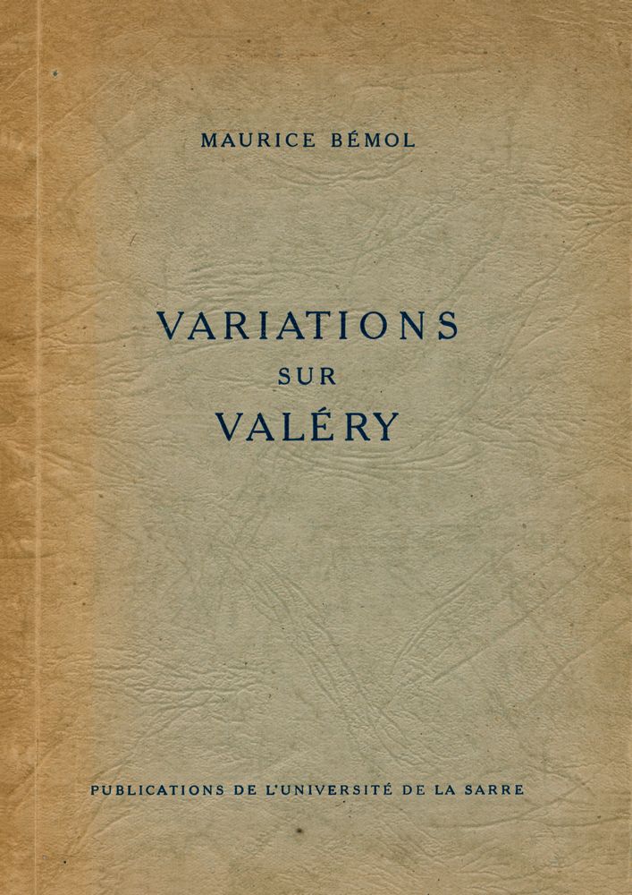 『VARIATIONS SUR VALÉRY』 1