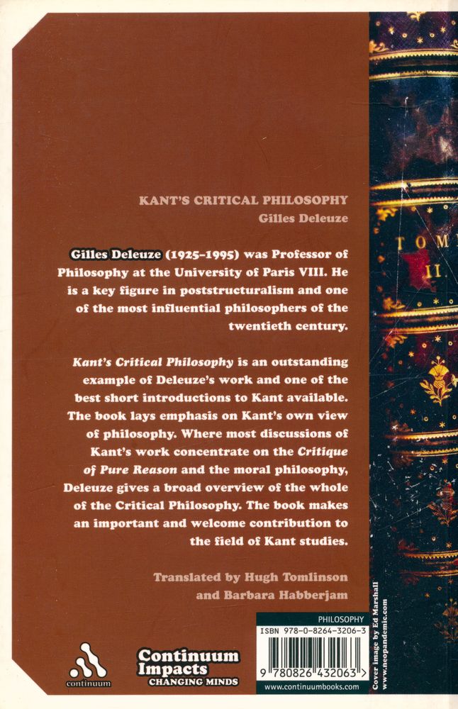 『KANT'S CRITICAL PHILOSOPHY』 4
