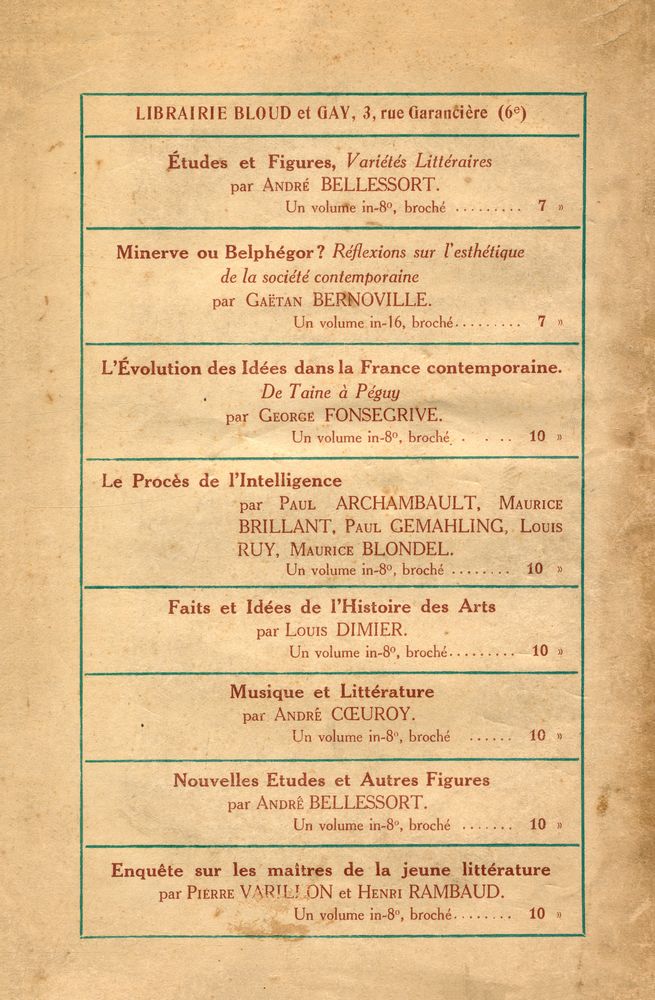 『Pour le romantisme』 3
