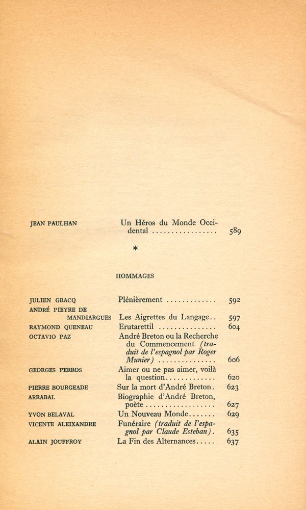 『LA NOUVELLE REVUE FRANÇAISE』 1967 AVRIL 2