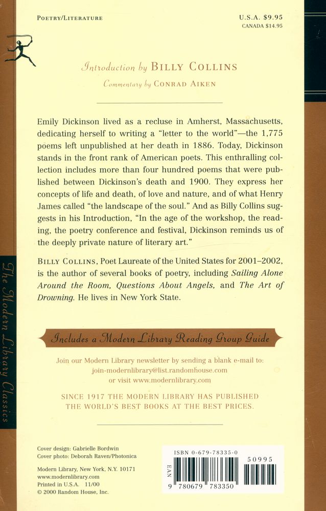 『The selected poems of Emily Dickinson』 3