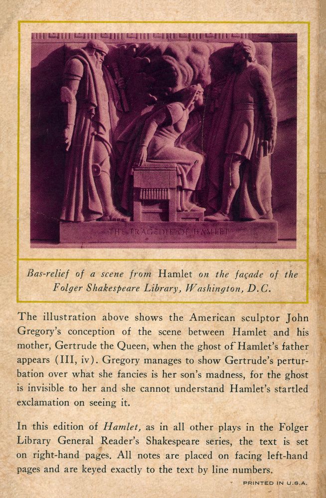『The Folger Library General Reader's Shakespeare - THE TRAGEDY OF HAMLET, PRINCE OF DENMARK』 3