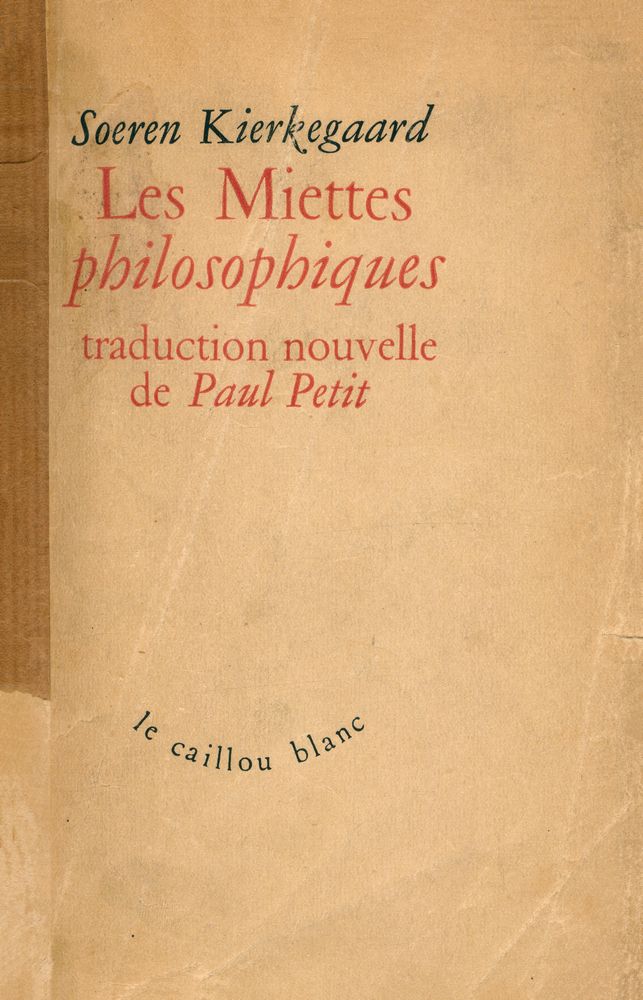 『Les Miettes philosophiques』 1