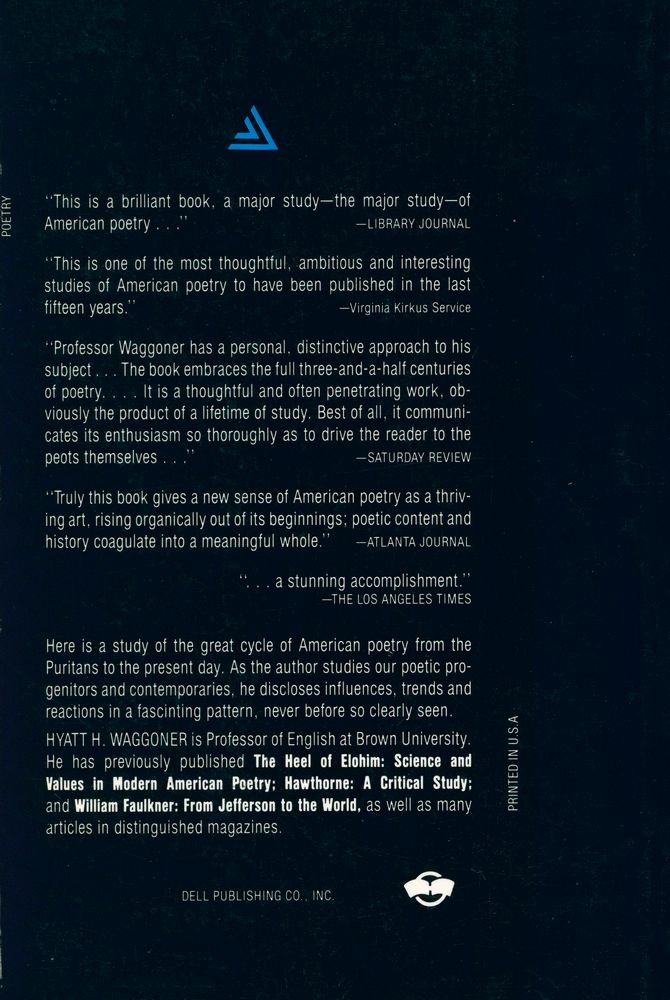 『American Poets : FROM THE PURITANS TO THE PRESENT』 5