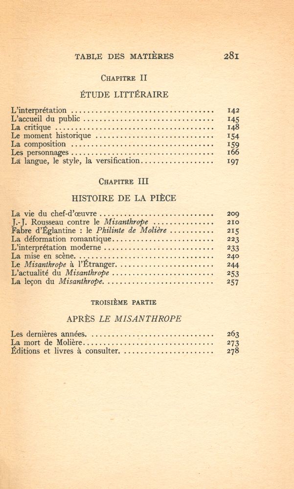 『LE MISANTHROPE de Molière』 3