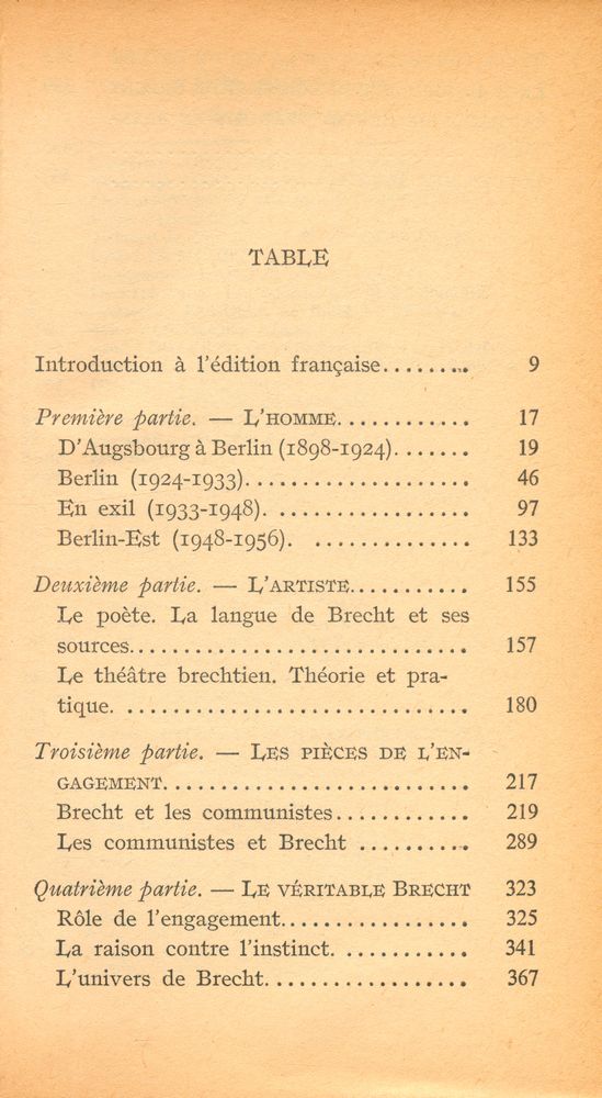 『BERTOLT BRECHT』 2