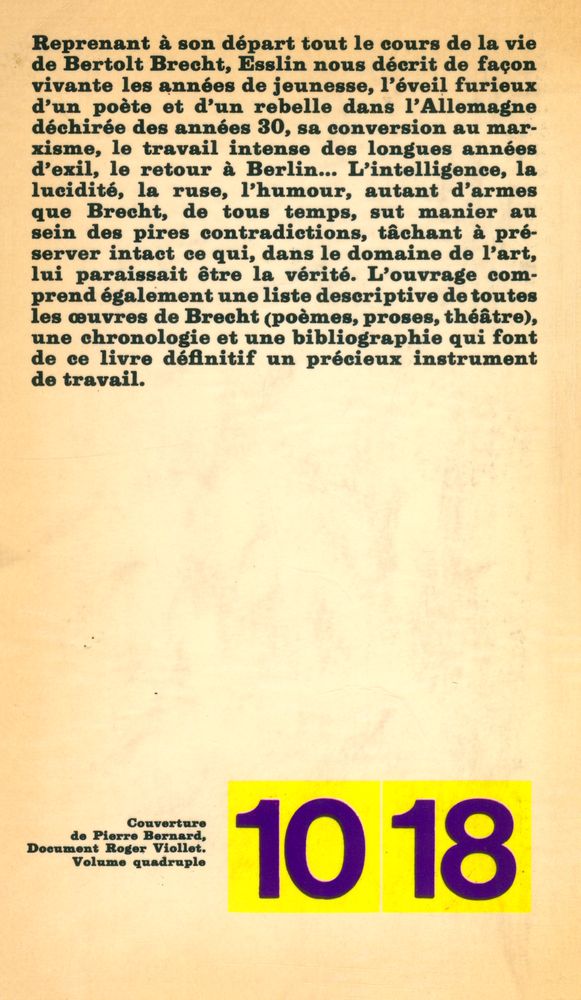『BERTOLT BRECHT』 4