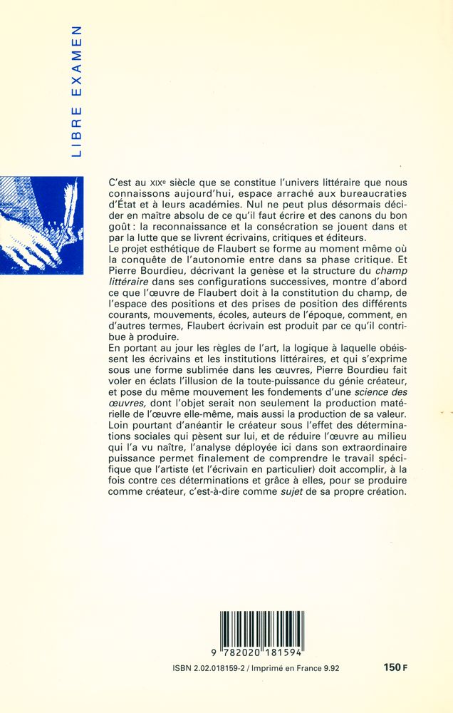 『LES RÉGLES DE L'ART : Genèse et structure du champ littéraire 』 6