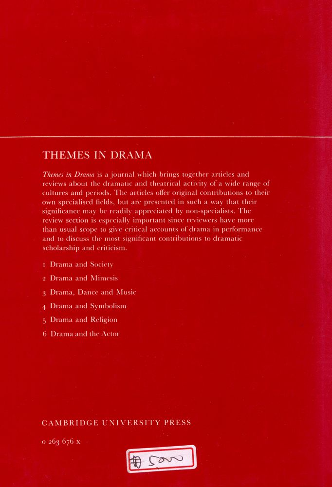 『Themes in drama 7 - Drama, Sex and Politics』 4