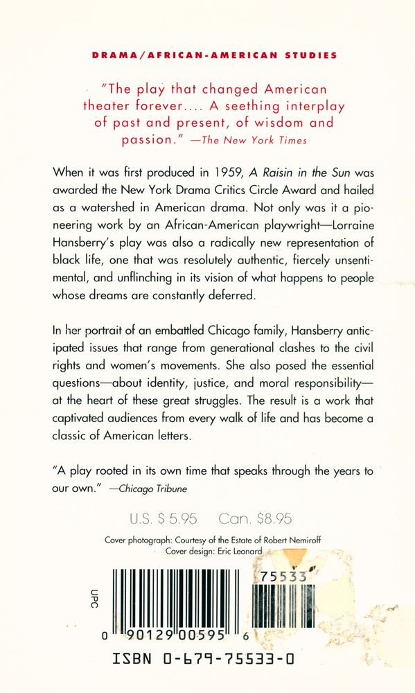 『A raisin in the sun』 3
