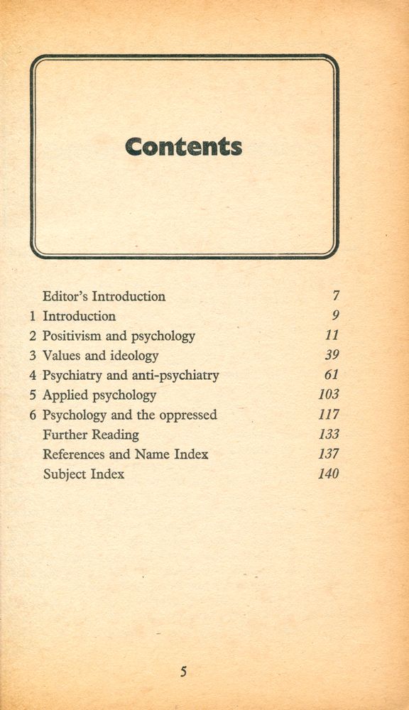 『ESSENTIAL PSYCHOLOGY: RADICAL PERSPECTIVES IN PSYCHOLOGY』 2