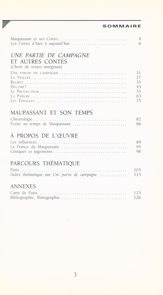 『UNE PARTIE DE CAMPAGNE ET AUTRES CONTES』 2