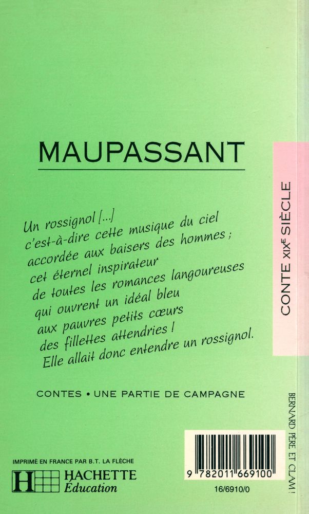 『UNE PARTIE DE CAMPAGNE ET AUTRES CONTES』 3